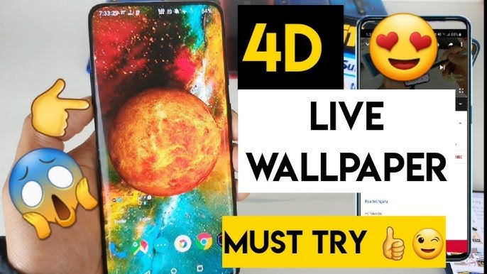 4D Live Wallpaper App for Android